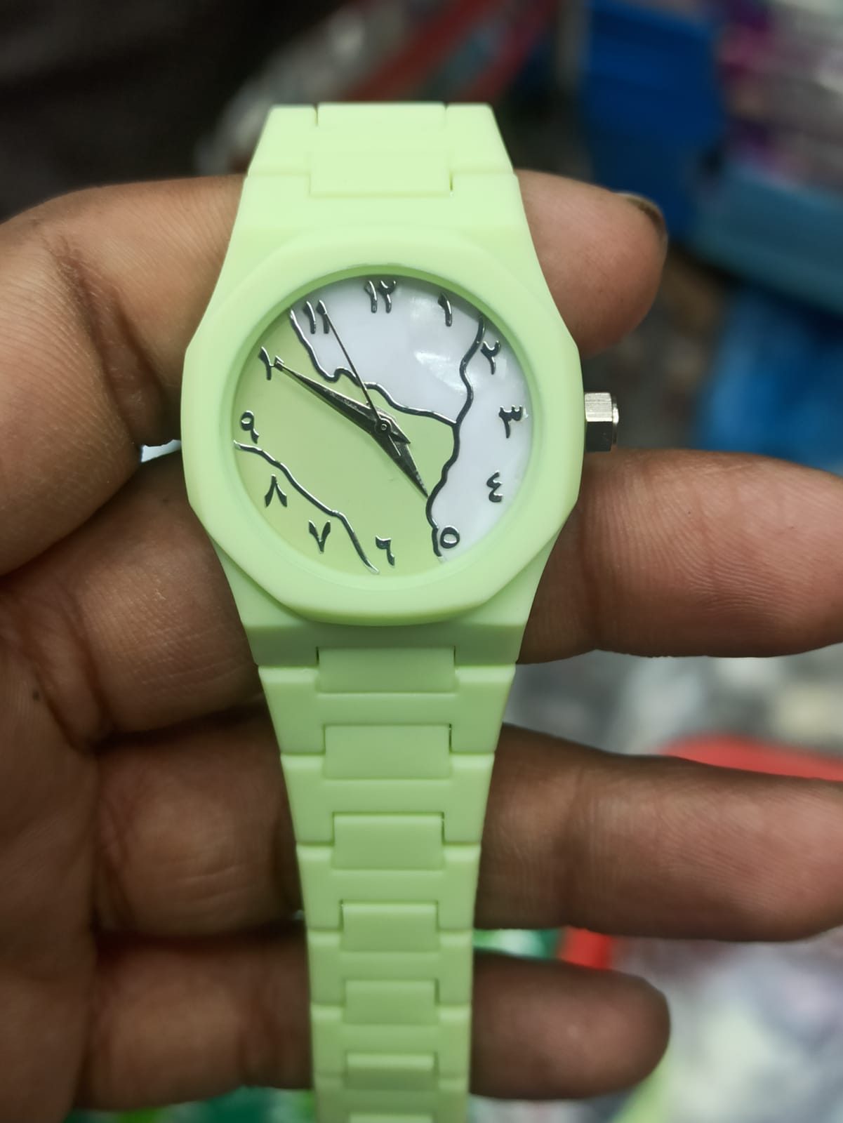 প্রিমিয়াম অ্যারাবিক ম্যাপ ডায়াল ওয়াচ(লেডিস)