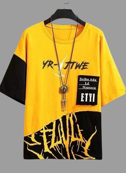Stylish Half Sleeve T-shirt(লকেট হবে না)